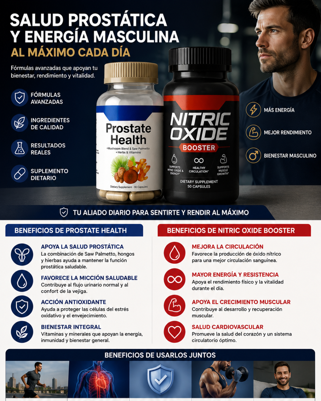Combo Nitric Oxide + Prostate Health