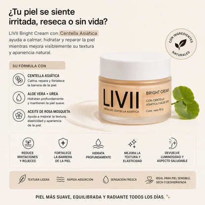 LIVII | Crema Reparadora con Centella Asiática